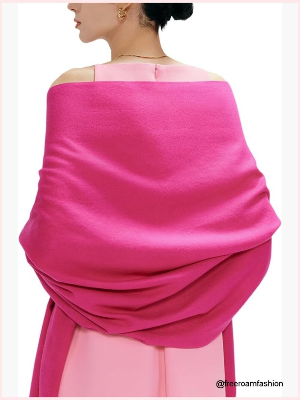 Women's Soft Winter Scarf Pashmina Wrap Shawl Lightweight Cashmere Feel 80x27